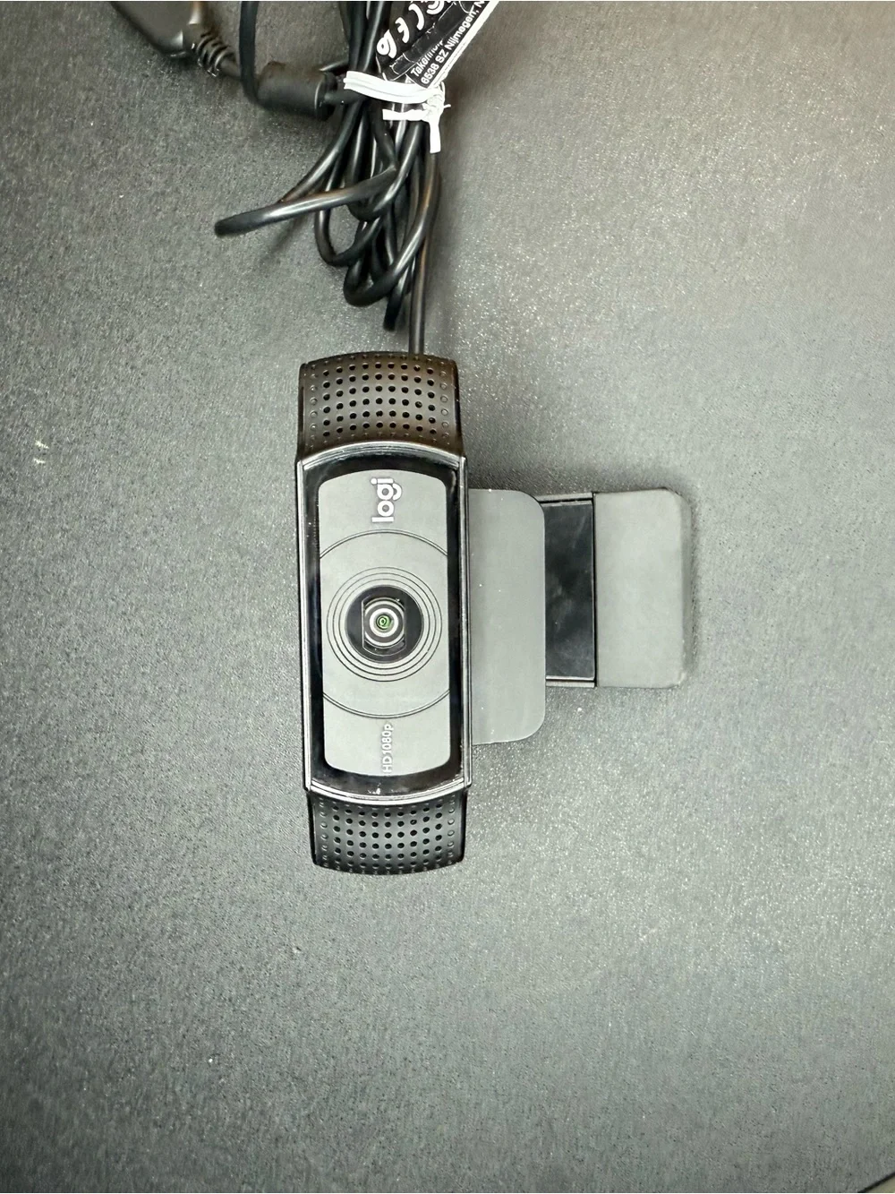 Logitech Black USB Webcam with Clip Mount
